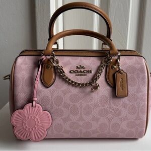 Coach Powder Pink Medium Rowan Bag